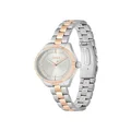 Hugo Boss Sage Two Tone Stainless Steel Silver White Dial Women's Watch