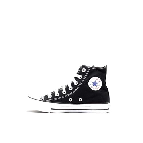 Converse - Chuck Taylor Canvas - Unisex High Top Black Sneakers - Size 12 Men / 14 Women