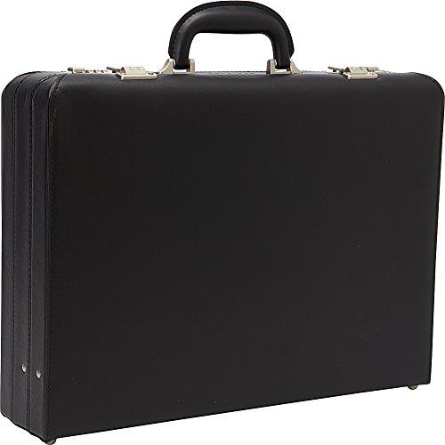 Heritage Travelware Vinyl Single Compartment 17.3, Black, One Size, Attaché Combination Lock 17.3" Laptop Case