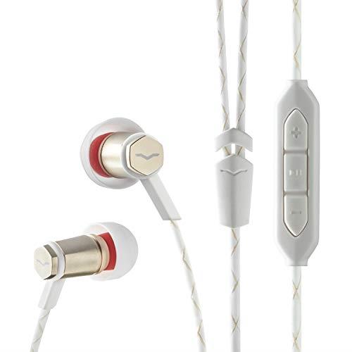V-MODA Forza Metallo (iOS) - Rose Gold - in-Ear Headphones with 3-Button Remote & Microphone