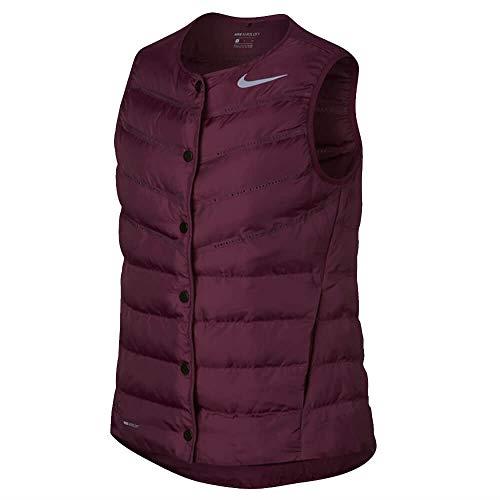 Nike AeroLoft Golf Vest 2017 Women Bordeaux/Metallic Silver Small