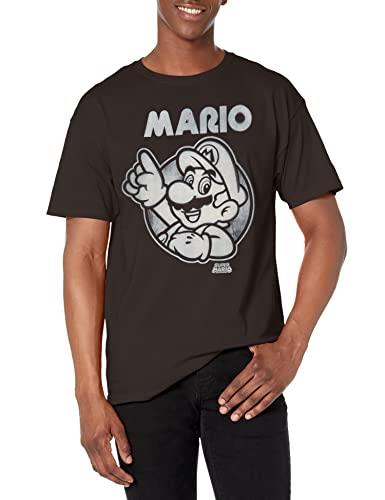 Nintendo Men's So Mario T-Shirt, Black, Small