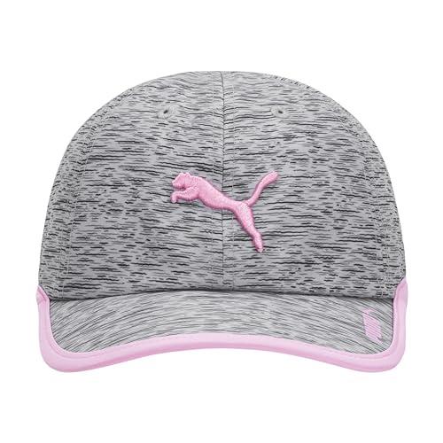 PUMA Women's Evercat Running Cap, Grey/Pink, One Size