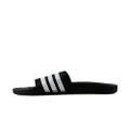 adidas Adilette Comfort Men's Slides, Core Black/Footwear White/core Black, 5 US