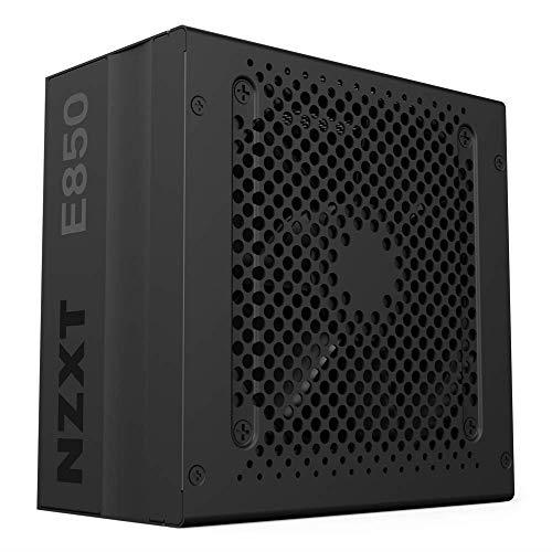 NZXT E850 - NP-1PM-E850A-US - 850-Watt ATX Gaming Power Supply (PSU) - Fully Modular Design - 80 Plus Gold Certified - Silent Operation - Digital Voltage and Temperature Monitoring