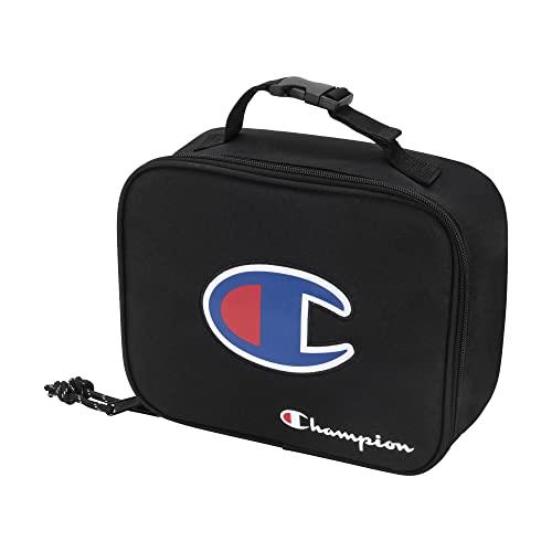 Champion unisex child Chow Lunch Kit Kid s Backpack, Black, Youth Size US, Black, Youth Size