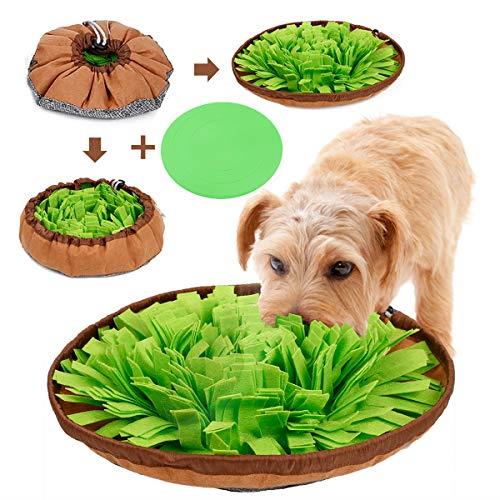 CPOPBOY Snuffle Mat，Dog Snuffle Mat，Nosework for Dogs Large Small Pet Treat Interactive Puzzle Dispenser Toys