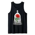 Disney Beauty And The Beast Stained Glass Enchanted Rose Tank Top