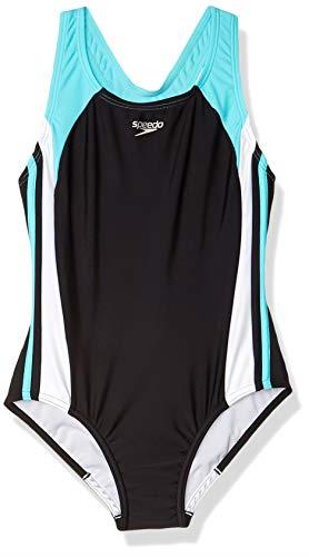 Speedo Girls' Swimsuit One Piece Infinity Splice Thick Strap
