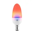 LIFX Candle Colour [B15 Bayonet Cap] Wi-Fi Smart LED Light Bulb, PolychromeColor, Multi-Zone Dimmable, No Hub Required, Compatible with Alexa, Hey Google, Apple HomeKit White 1 Count (Pack of 1)
