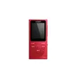 Sony NW-E394L 8GB Walkman Music Player with 1.77" Display Drag & Drop, ClearAudio+, PCM, AAC, WMA and MP3 (Red)