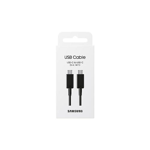 Samsung 5A USB C to C Cable, Black, 1.8M Cable Length