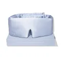 Drowsy Silk Sleep Mask. Face-Hugging, Padded Silk Cocoon for Luxury Sleep in Total Darkness. (Blue Belle)