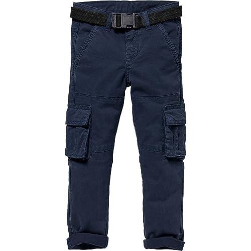 Quapi Kid's Koen Pants, Navy, Size 7-8 Years