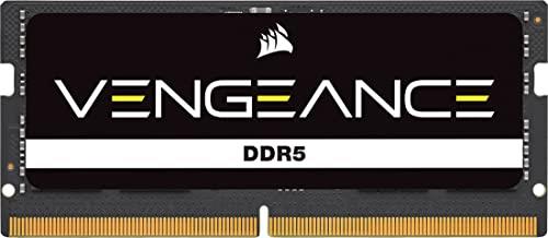 CORSAIR Vengeance SODIMM DDR5 RAM 16GB (1x16GB) 5600MHz CL48 Intel XMP iCUE Compatible Computer Memory - Black (CMSX16GX5M1A5600C48)