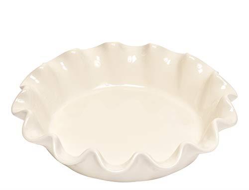 Emile Henry EH RUFFLED PIE DISH CLAYS
