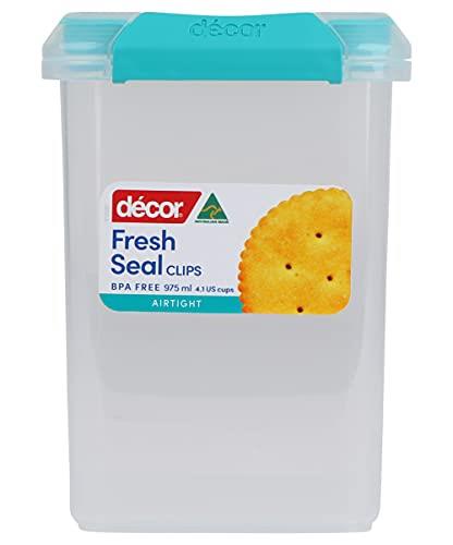Decor Fresh Seal Clips Tall Square 975ml 239610-006, Orange