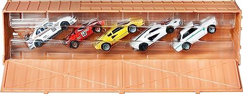 Hot Wheels Premium Car Culture Che Figata Container Set with 5 1:64 Scale Die-Cast Toy Cars in Collectible Storage Container, Gift for Collectors