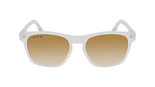 Lacoste Men's Sunglasses L988S - Matte Crystal with Lime Flash Mirror Gradient Lens