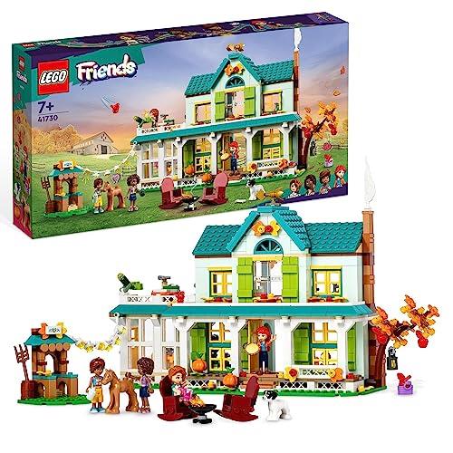 LEGO Friends Autumn’s House 41730 Building Toy Set; Creative Fun for Ages 7+; with 4 Mini-Dolls