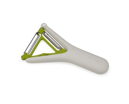 Joseph Joseph Switch 2-in-1 Potato Peeler, Straight and Julienne Stainless Steel Blades, Dishwasher Safe