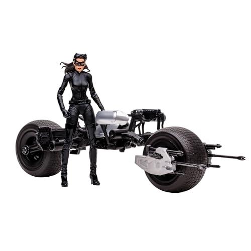 DC Multiverse Catwoman and Batpod (The Dark Knight Rises) 7in Action Figure and Vehicle McFarlane Toys Gold Label