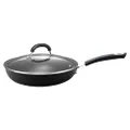 Circulon Total Hard Anodised Non Stick Cookware 31cm Frying Pan, Skillet, Pots and Pans, Induction Compatible, Dishwasher Safe, Oven Safe, Black