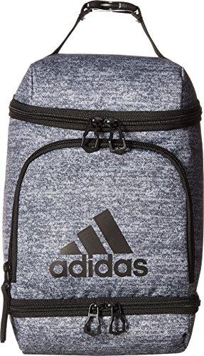 adidas Excel Insulated Lunch Bag, Jersey Onix Grey/Black, One Size, Excel Insulated Lunch Bag