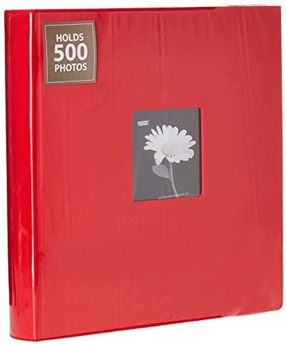 Pioneer Photo Albums - DA-500CBF/R Extra Large Capacity Photo Album, 500 Pocket 4x6, Red