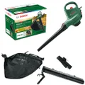 Bosch Home & Garden 2300 Watt Corded Electric Leaf Blower & Vacuum, Variable Speed, 50L Bag, Pro Silence (UniversalGardenTidy3000)