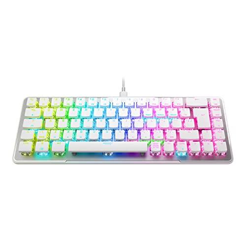 ROCCAT Vulcan II Mini JP ISO Gaming Keyboard, Wired White/White, Optical, Linear Mini (65%), RGB, Windows 7 or Later