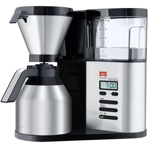 Melitta 1012 06 Filter Coffee Machines, Plastic, 1520 W, 1.2 Cubic_Centimeters, Black/Brushed Steel