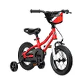 Schwinn Koen & Elm Toddler and Kids Bike, 12-Inch Wheels, Training Wheels Included, Red