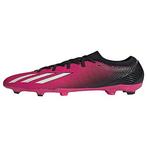 adidas Unisex-Child X Speedportal.3 Firm Ground Soccer Shoe, Team Shock Pink/Zero Metallic/Black, 4.5 US