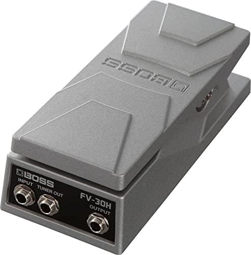 BOSS FV-30H High-Impedance Compact Foot Volume Pedal for your Pedalboard | Maximize Space | BOSS standard Sound Quality, Reliability & Durability | Connect directly to Electric Guitar or Bass