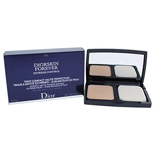 Dior Christian Dior Diorskin Forever Extreme Control Matte Powder Makeup SPF 20 Foundation for Women, Light Beige, 0.31 Ounce