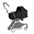 Babyzen YOYO 0+ Bassinet, Black - Includes Double Mattress, Ventilated Shell & Canopy - To be used with YOYO2 Frame (Sold Separately)