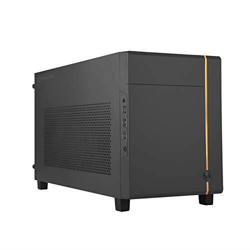 SilverStone Technology SUGO 14, Mini-ITX Cube Chassis, Supports 3 Slot Full Length GPUs/ATX PSU / 240mm AIO, 4 Removable Panels, SST-SG14B