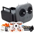 EMAX FPV Drone EZ Pilot Pro RTF Kit, First Person View Drone with 1200TVL E01 Camera, 25-100-200 VTX Switchable, Mini Drone with Goggles and E8 Transmitter for Kids Adults and Beginners