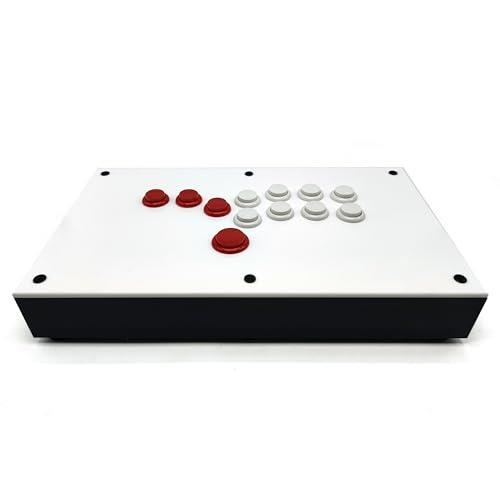 XIAO SHI MIN STORY Full Button Hitbox Style Arcade Joystick Fighting Stick Game Controller Suitable for PS3/PC Raspberry Pi,