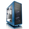Fractal Design Focus G - Mid Tower Computer Case - ATX - High Airflow - 2X Fractal Design Silent LL Series 120mm White LED Fans Included - USB 3.0 - Window Side Panel - Blue