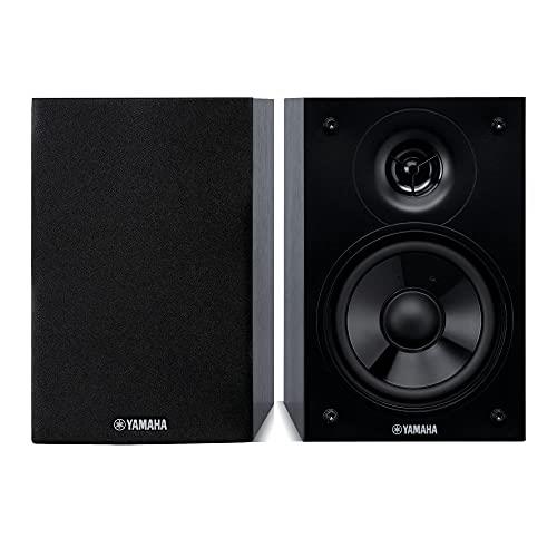 Yamaha NS-BP102 Pair of Bookshelf Speakers with 2-Way Bass Reflex System, Black
