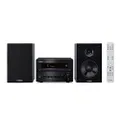 Yamaha CRX-B370D CD Receiver with Bluetooth Black w. NS-BP102 Pair of Bookshelf Speakers Black Bundle