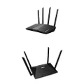 ASUS RT-AX57 (AX3000) Dual Band WiFi 6 Extendable Router & RT-AX53U (AX1800) Dual Band WiFi 6 Extendable Router