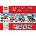 Lego Christmas Train Puzzle: Four Connecting 100-piece Puzzles