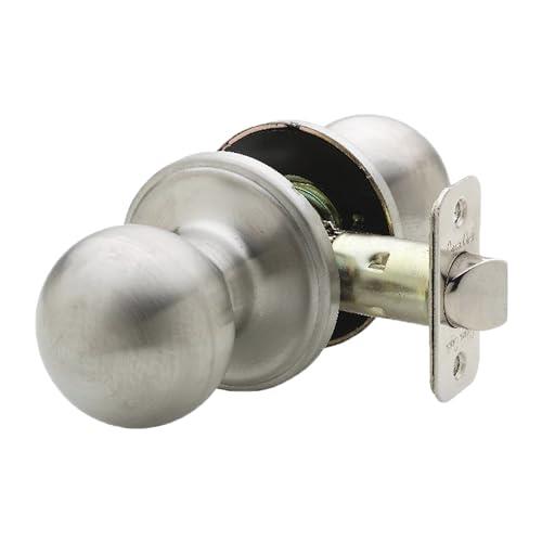 Copper Creek BK2020SS Ball Door Knob, Passage Function, 1 Pack, in Satin Stainless