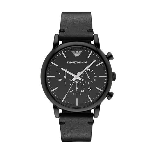 Emporio Armani Men's AR1918 Dress Black Leather Watch