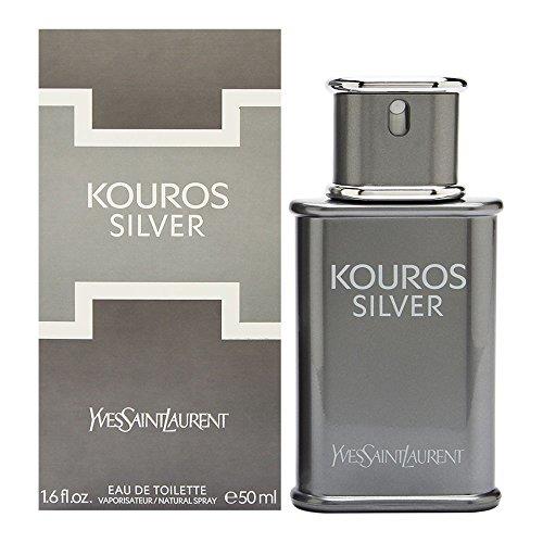 Yves Saint Laurent Kouros Silver Eau de Toilette Spray for Men 1.6 Ounce