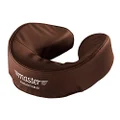 Master Massage Patented Ultra Plush Memory Foam Face Cushion Pillow Headrest, Brown
