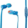 JBL T110 Pure Bass in-Ear Headphones - Blue